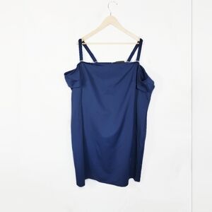 Lane Bryant size 28 fitted blue dress